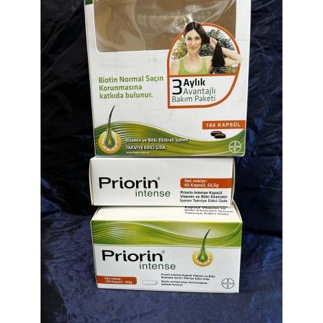  Приорин Priorin INTENSE Bayer капсули против косопад 180бр